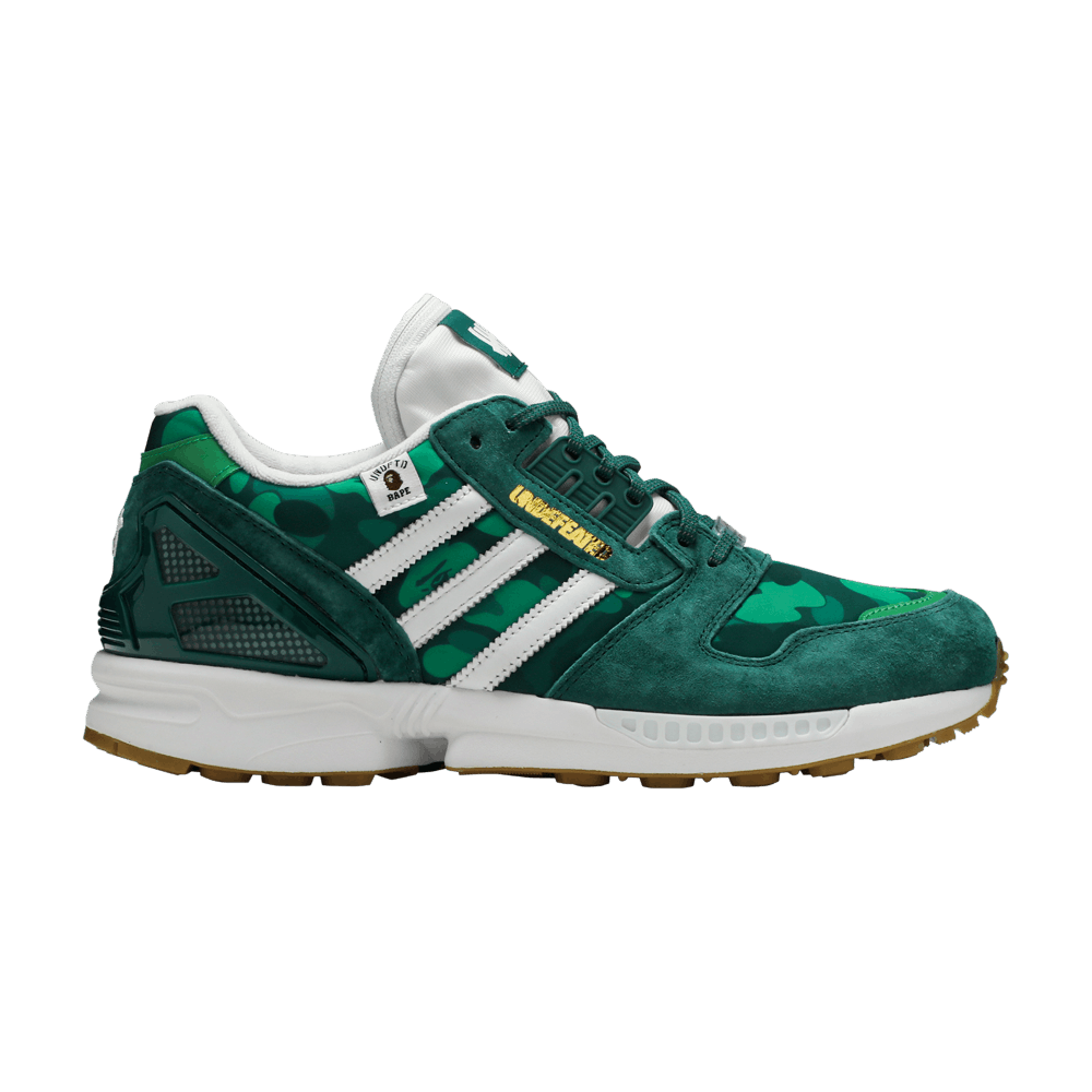 ADIDAS ORIGINALS BAPE X UNDEFEATED X ZX 8000 'A-ZX SERIES - GREEN CAMO'