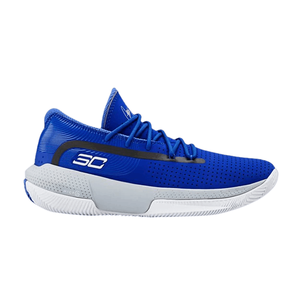 Pre-owned Under Armour Curry 3zer0 3 Gs 'royal' In Blue