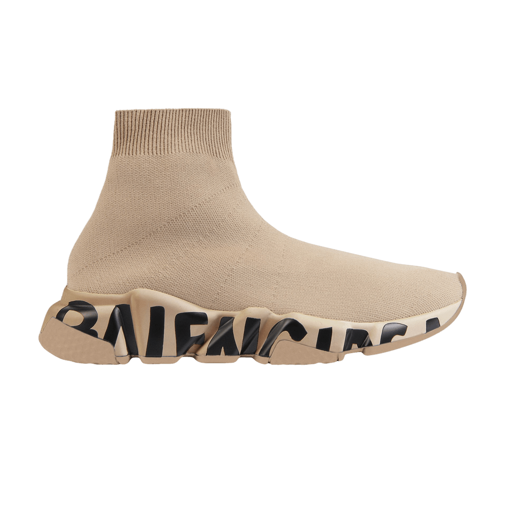 Balenciaga Wmns Speed Trainer 'Midsole Logo - Beige'