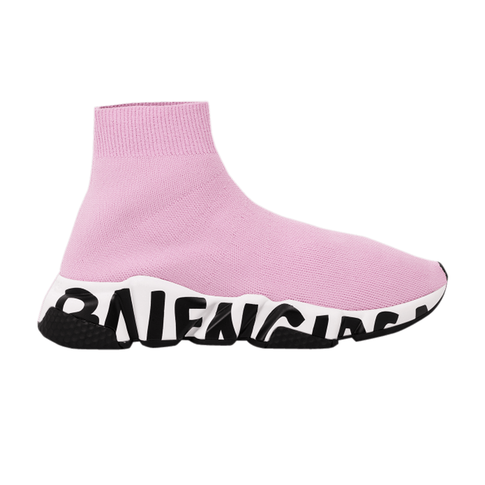 Balenciaga Wmns Speed Trainer 'Midsole Graffiti - Light Pink'