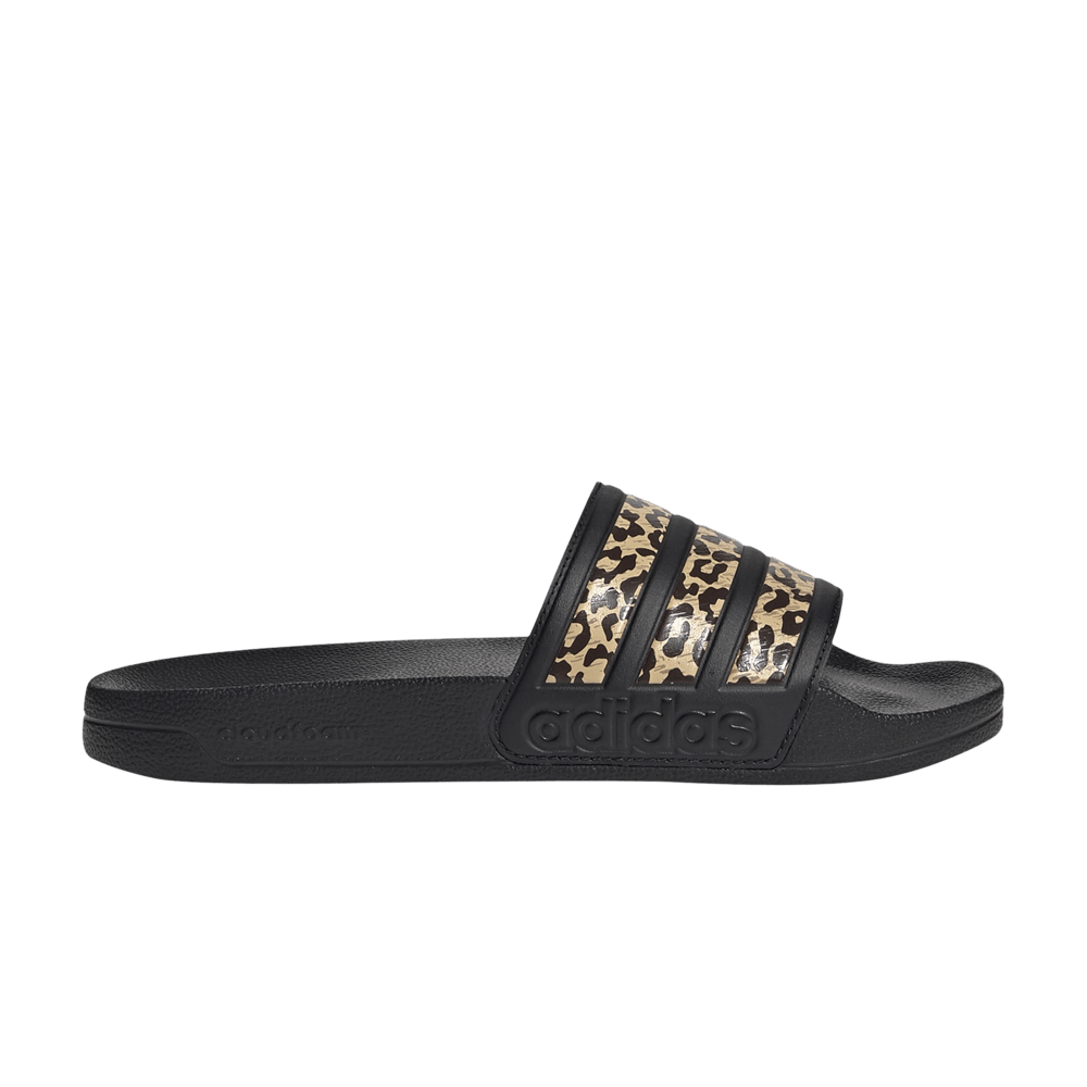 ADIDAS ORIGINALS HIROCOLEDGE X WMNS ADILETTE SHOWER SLIDE 'TAKAHASHI HIROKO - BLACK LEOPARD'