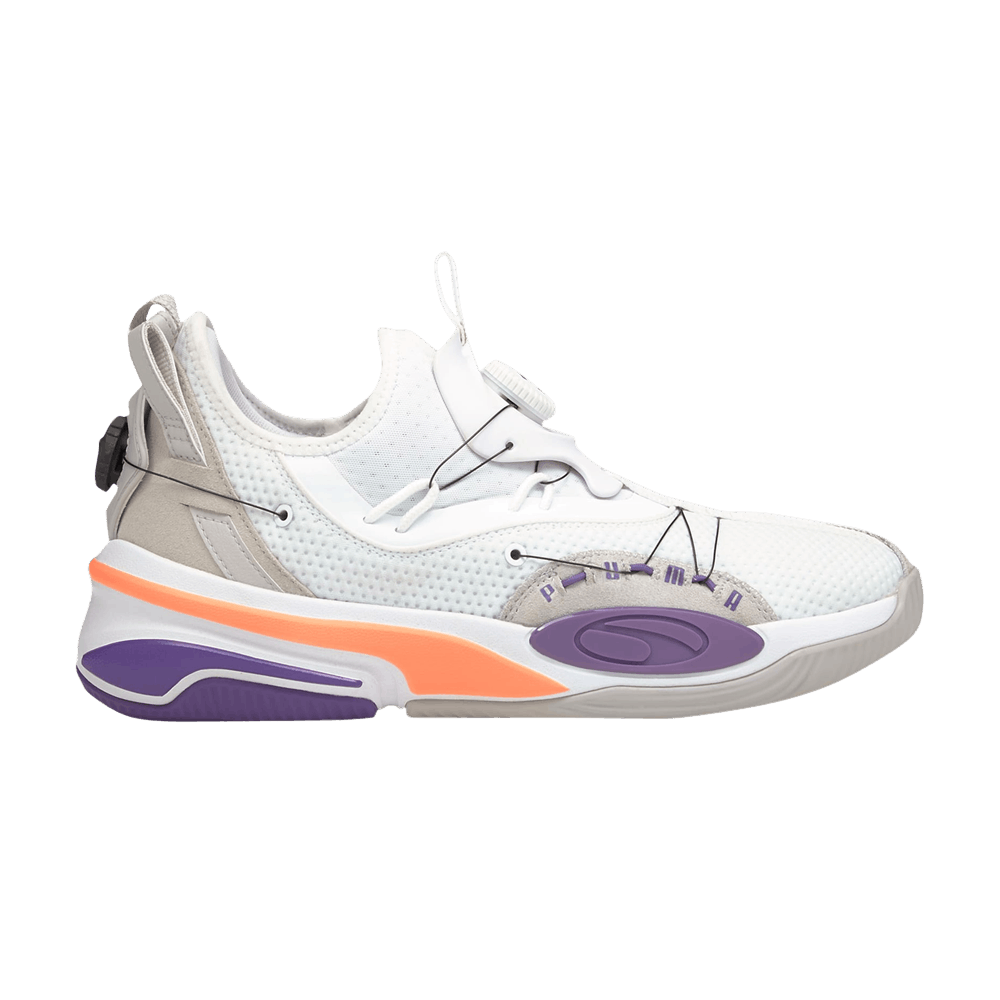 Pre-owned Puma Double Disc 'white Ultra Violet'