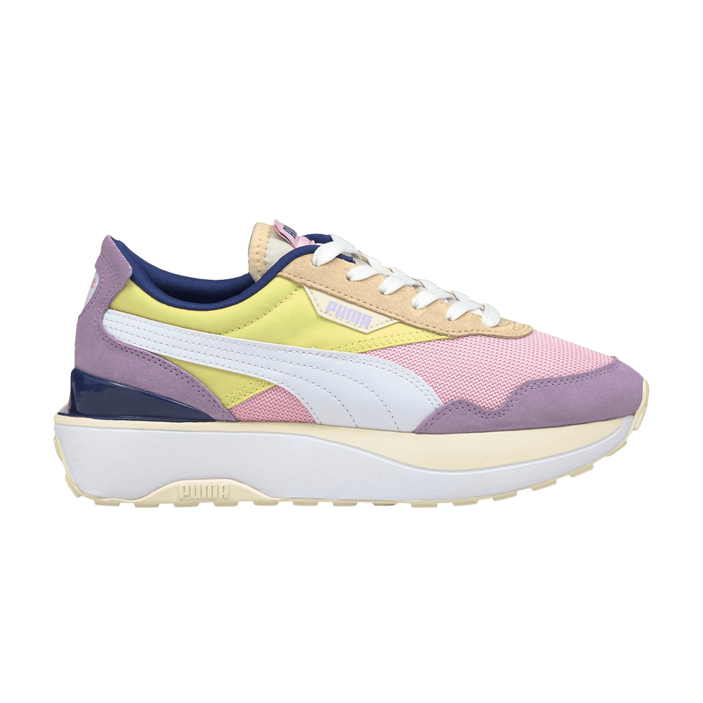 Pre-owned Puma Wmns Cruise Rider 'pink Lady Yellow Pear'