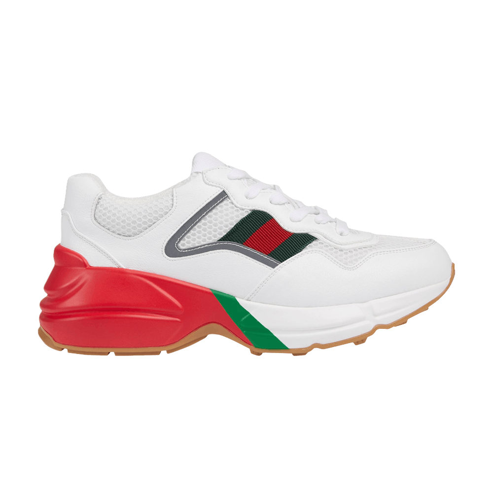 Gucci Wmns Rhyton 'White Red Green Reflective'