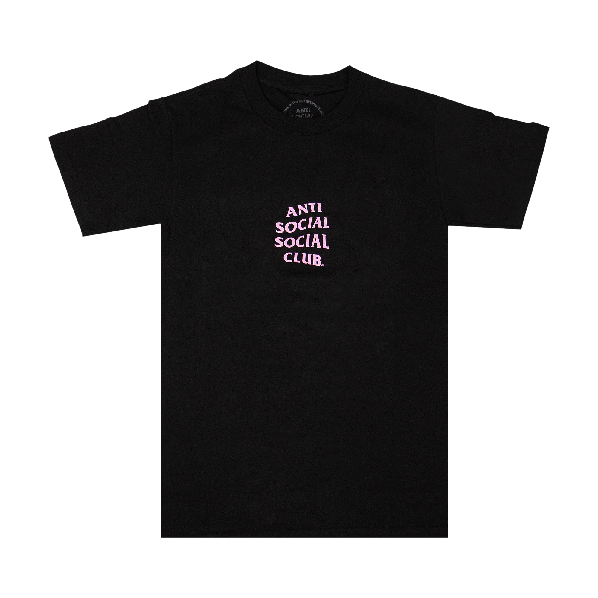 ANTI SOCIAL SOCIAL CLUB ANTI SOCIAL SOCIAL CLUB NEVER AGAIN SHORT-SLEEVE T-SHIRT 'BLACK'