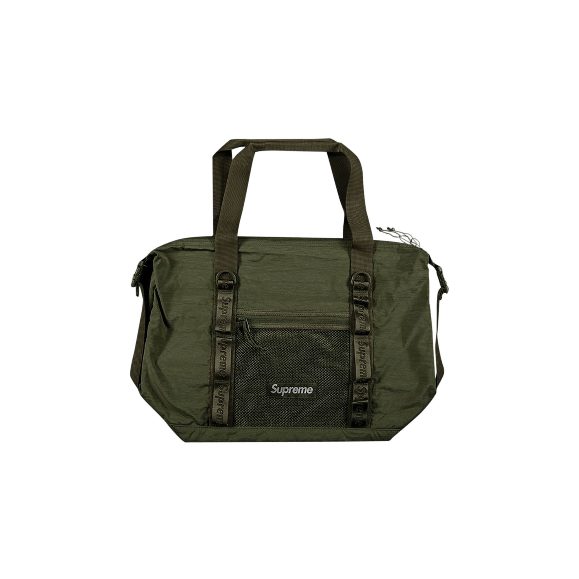 SUPREME SUPREME ZIP TOTE 'OLIVE'