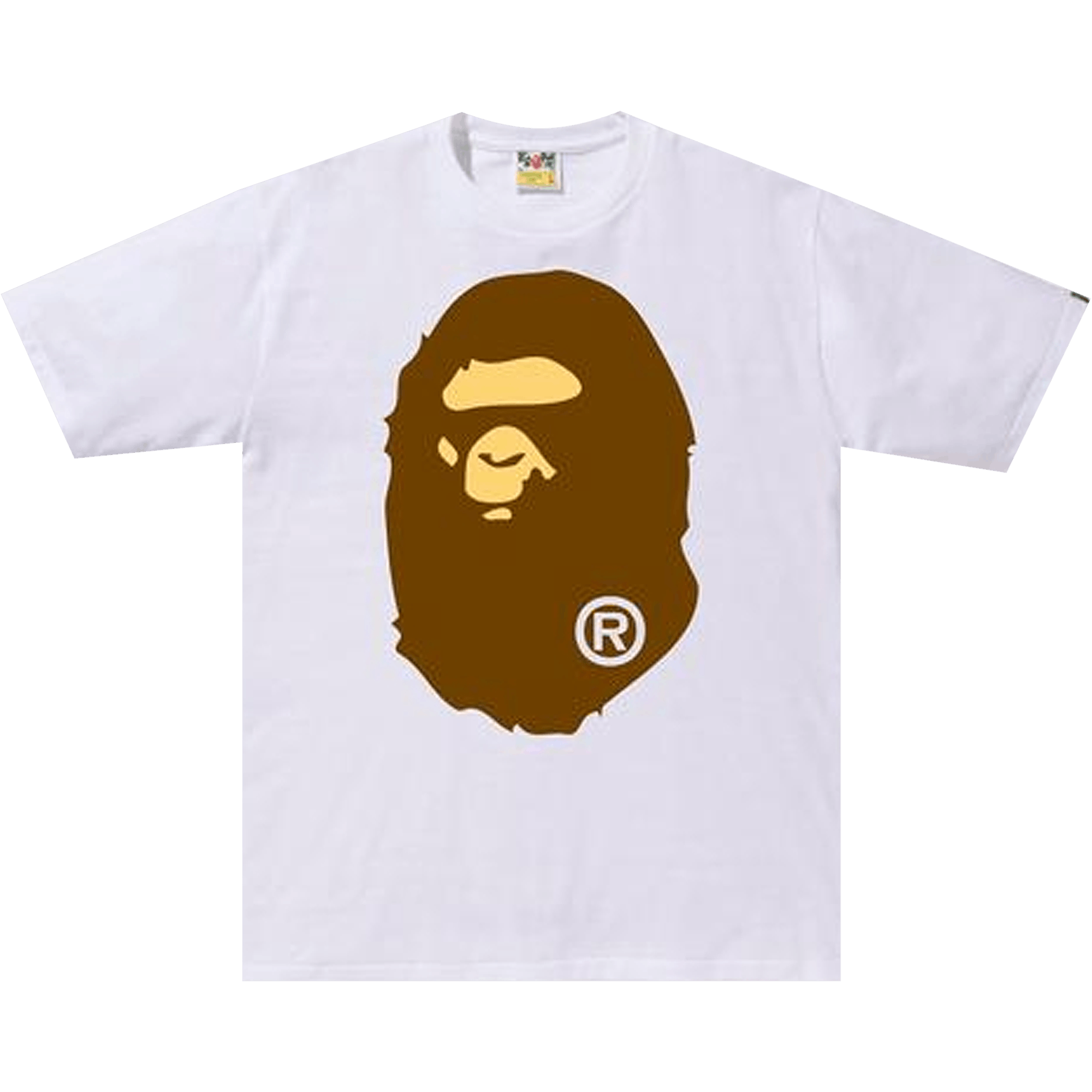 BAPE BAPE BIG APE HEAD TEE 'WHITE'