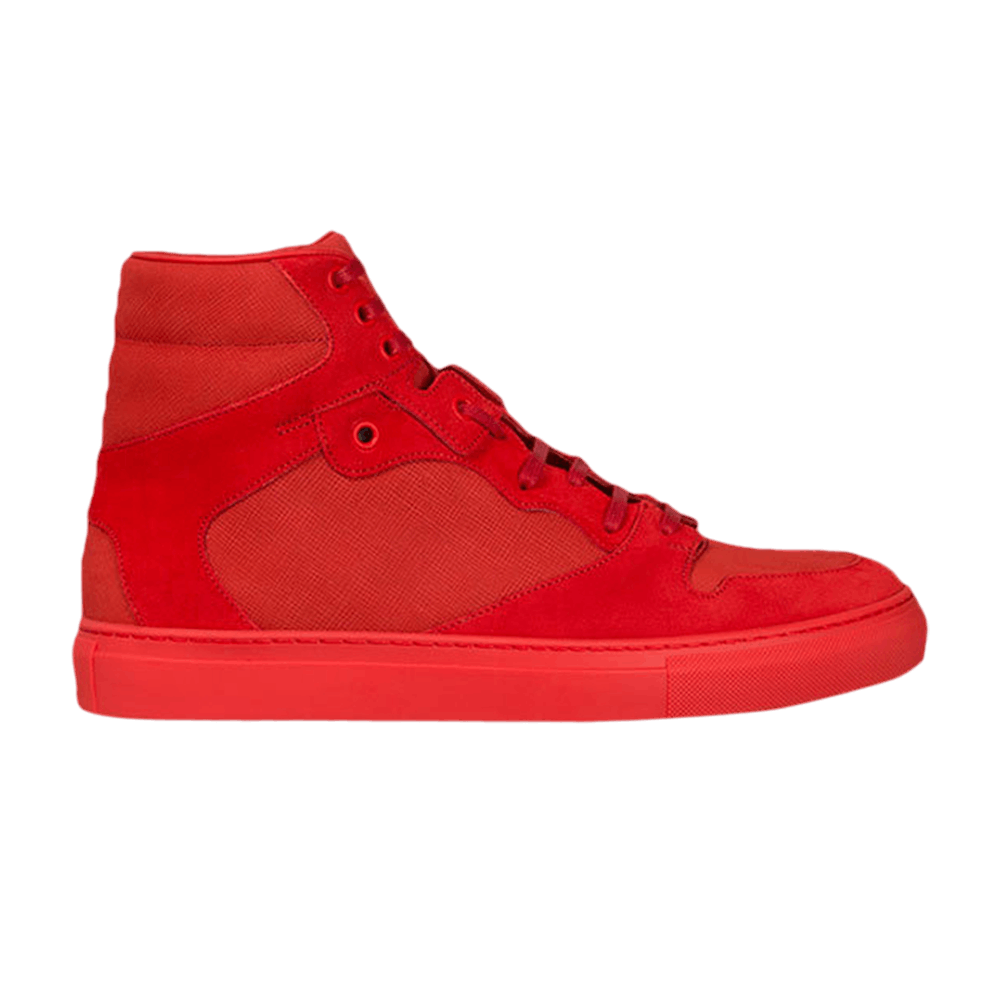 Balenciaga Monochrome Nubuck High 'Rouge'