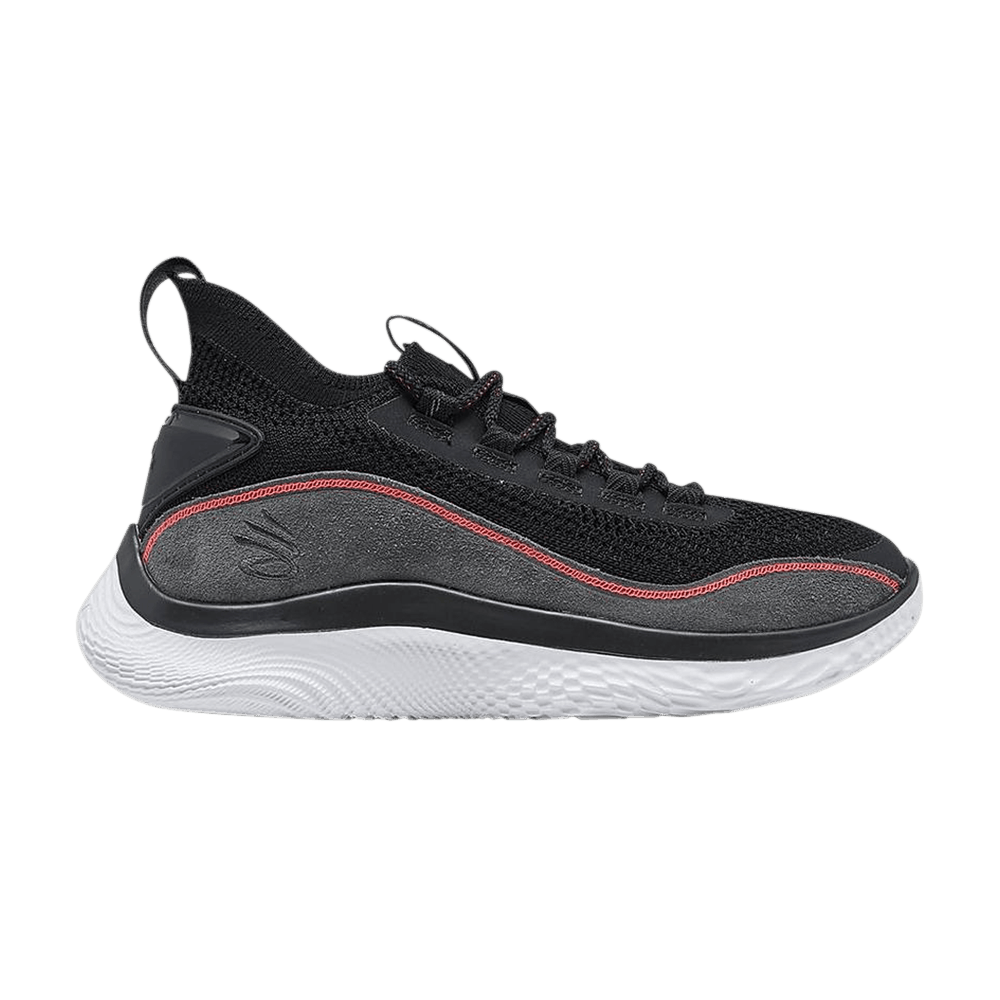 Pre-owned Curry Brand Curry Flow 8 Suede Gs 'beautiful Flow' In Black