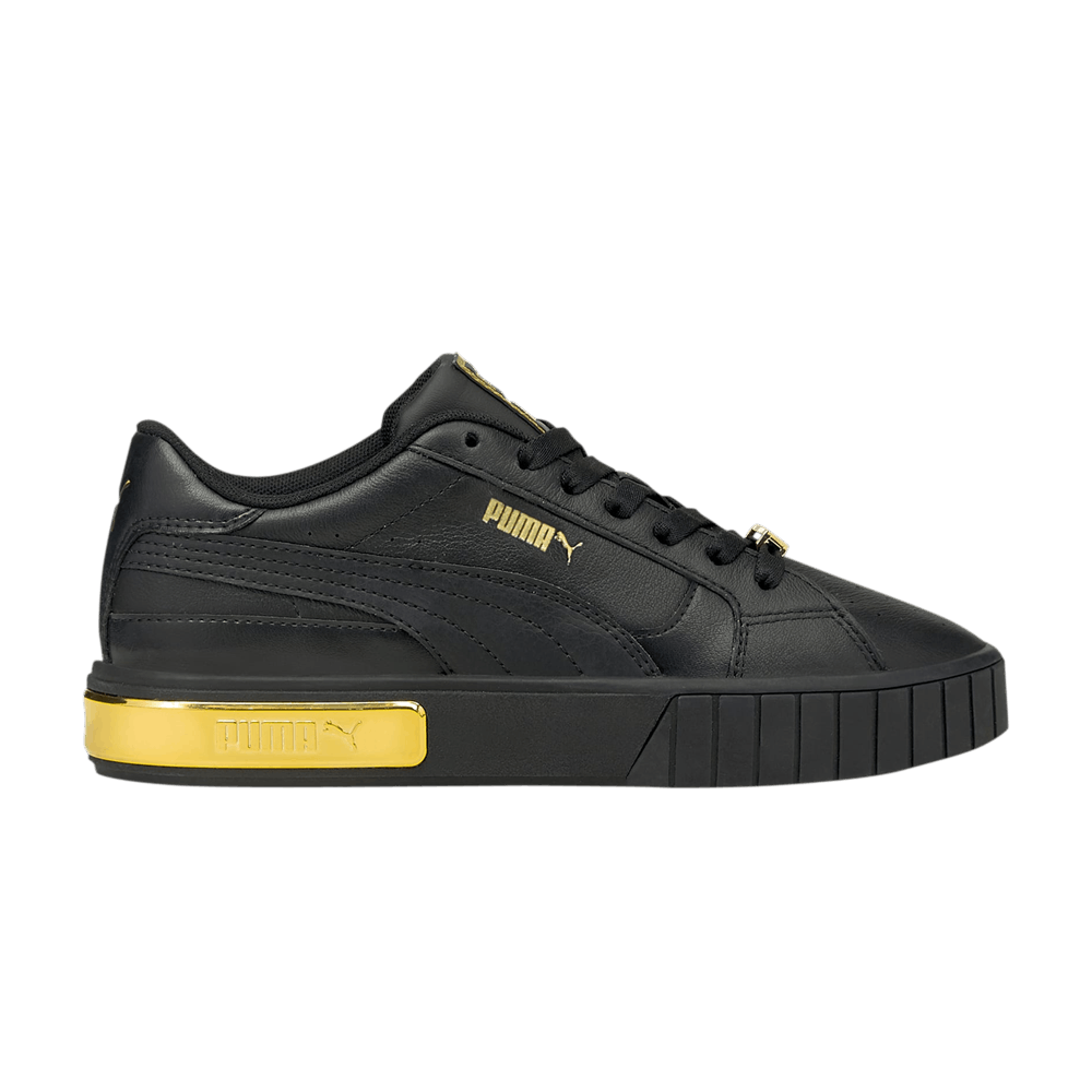 Pre-owned Puma Wmns Cali Star 'metallic - Black Gold'