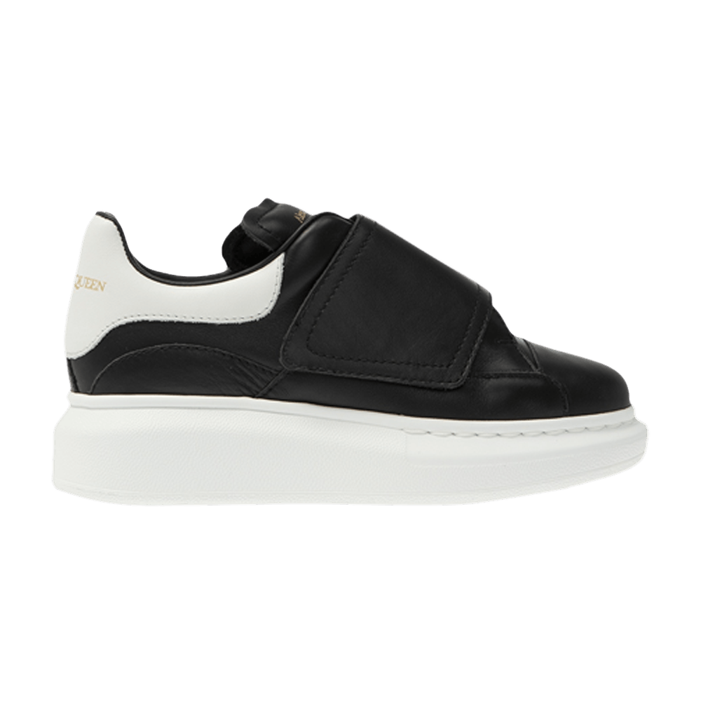 Alexander McQueen Oversized Grip-Strap Sneaker Kids 'Black White' 2020