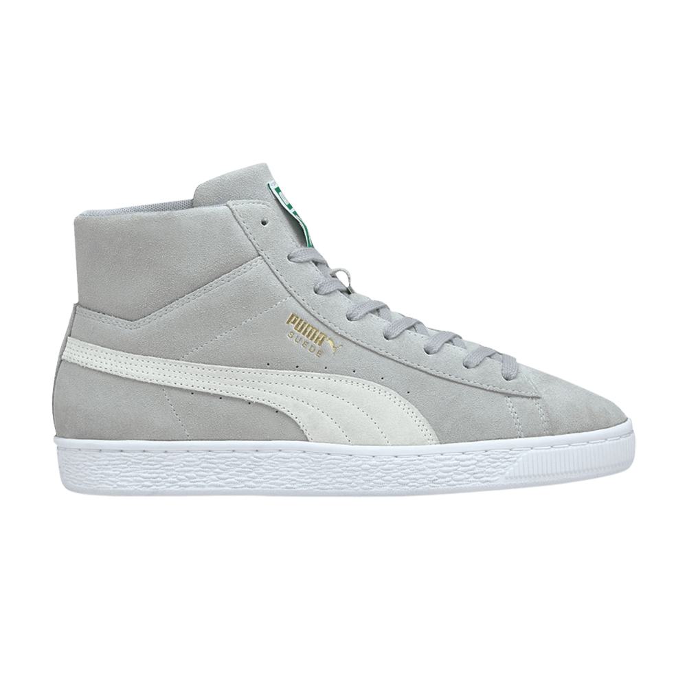 Pre-owned Puma Suede Mid 21 'quarry' In Grey