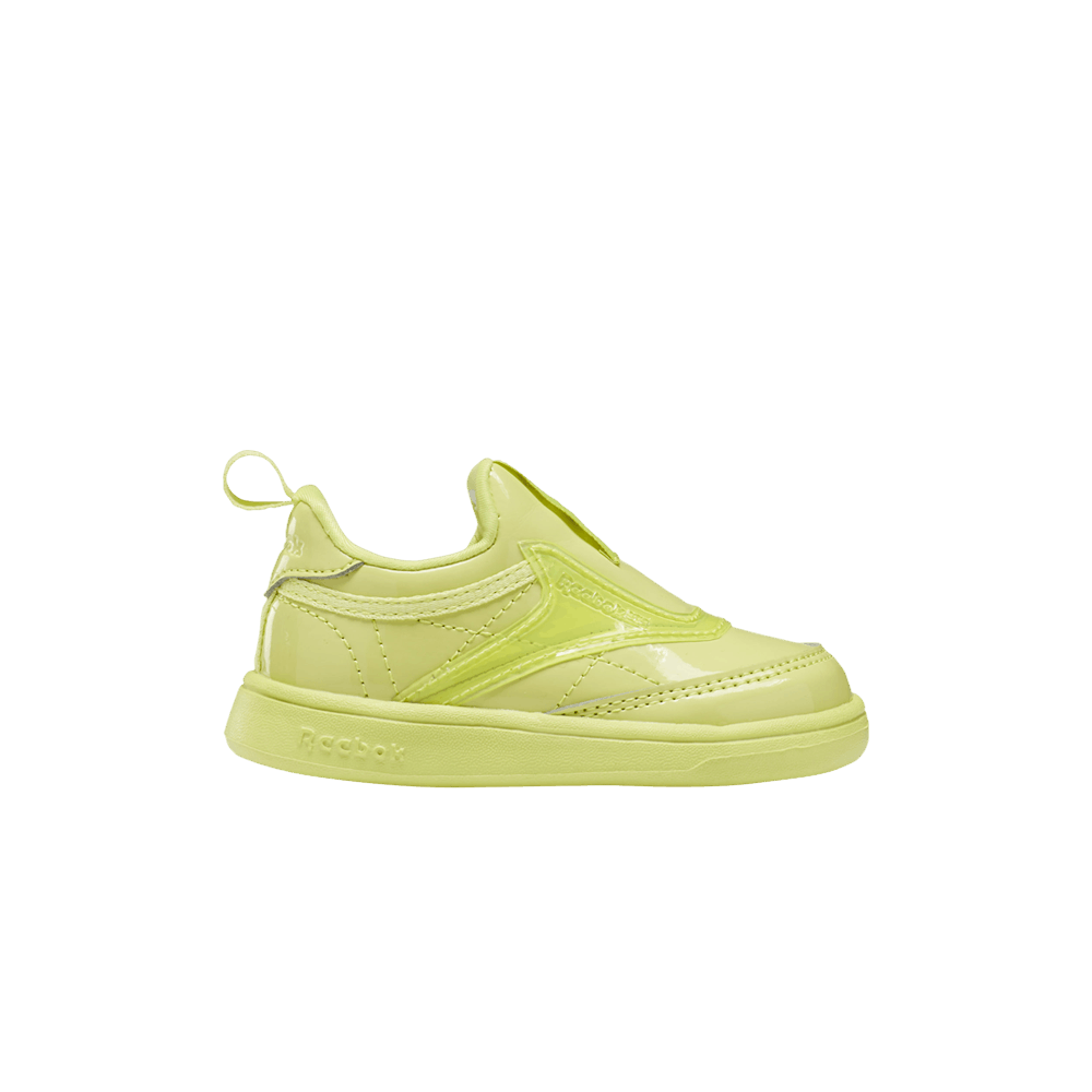 Reebok Cardi B x Club C Slip-On 3 Toddler 'High Vis Green'