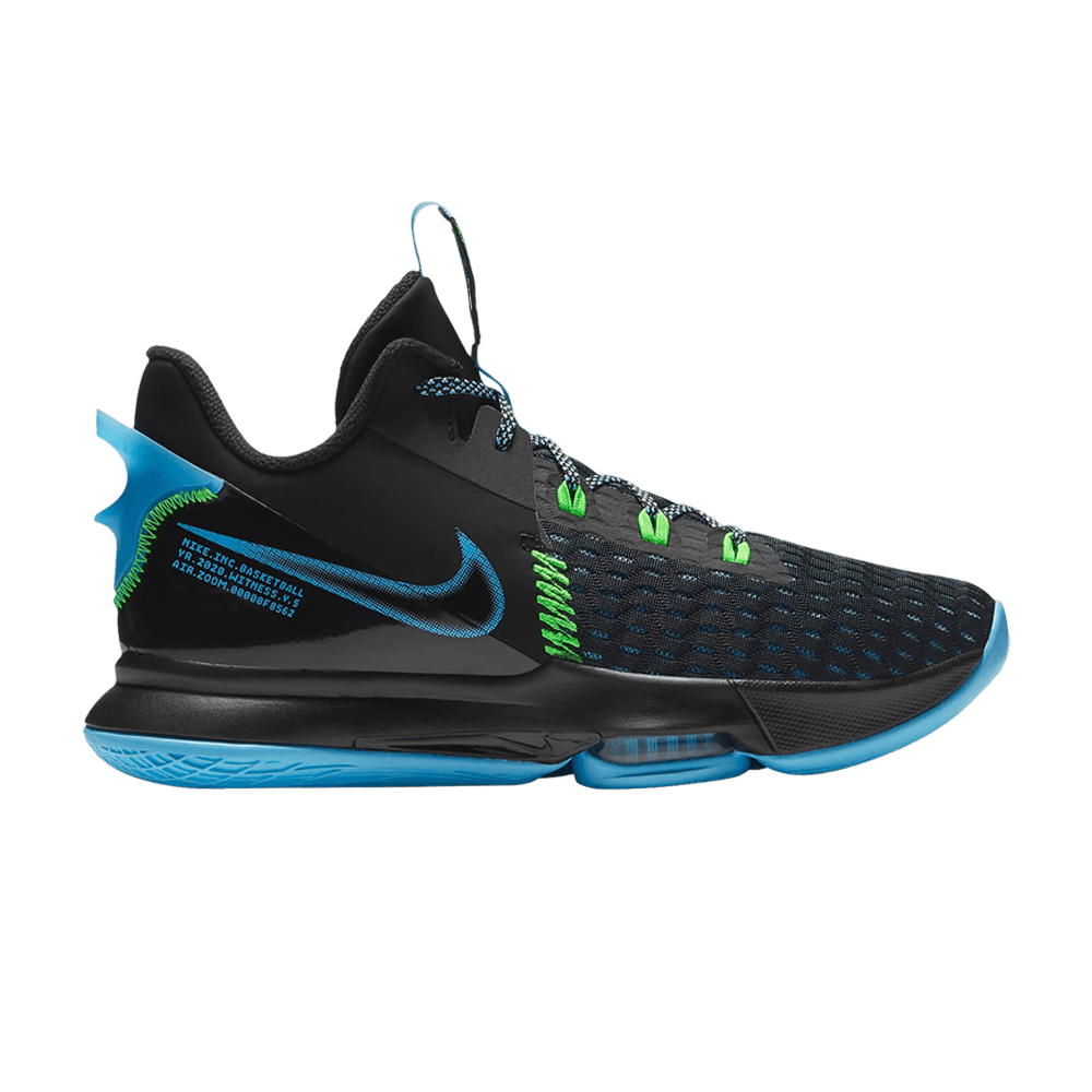 Nike LeBron Witness 5 'Black Light Blue Fury'