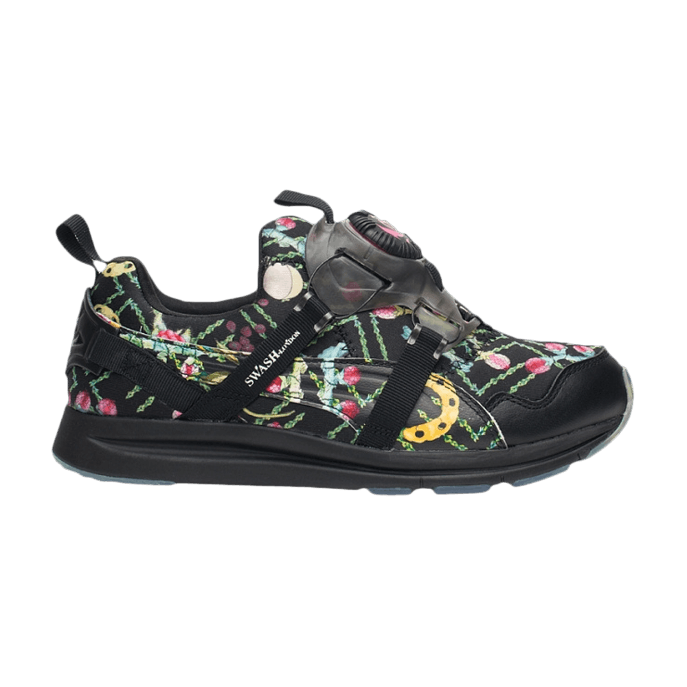 Pre-owned Puma Swash O X Wmns Haast Disc 'black Floral'