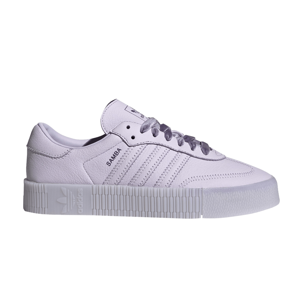 adidas gazelle silver green womens adidas Originals Womens Sambarose Shoes - Core Black main image 0