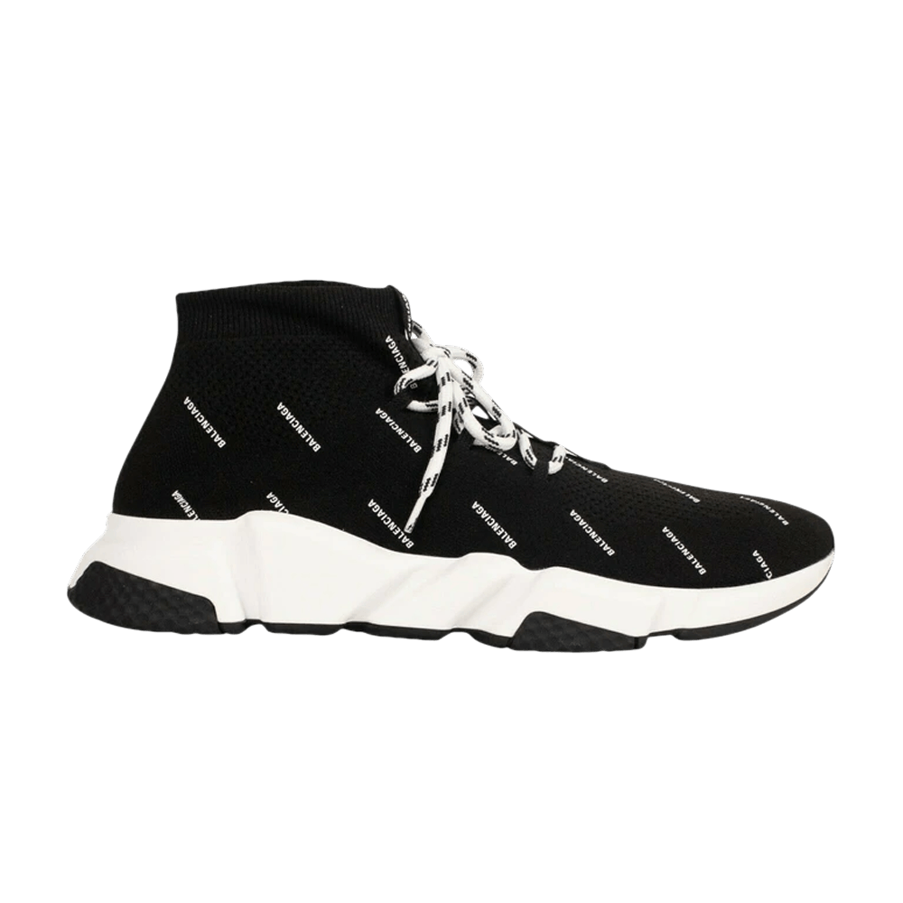Balenciaga Speed Lace-Up 'All Over Print - Black'