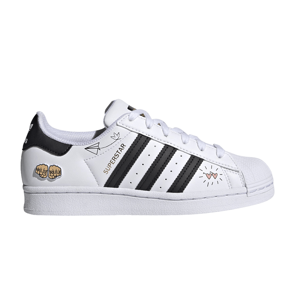 Adidas Superstar J 'Girls Rule - White'