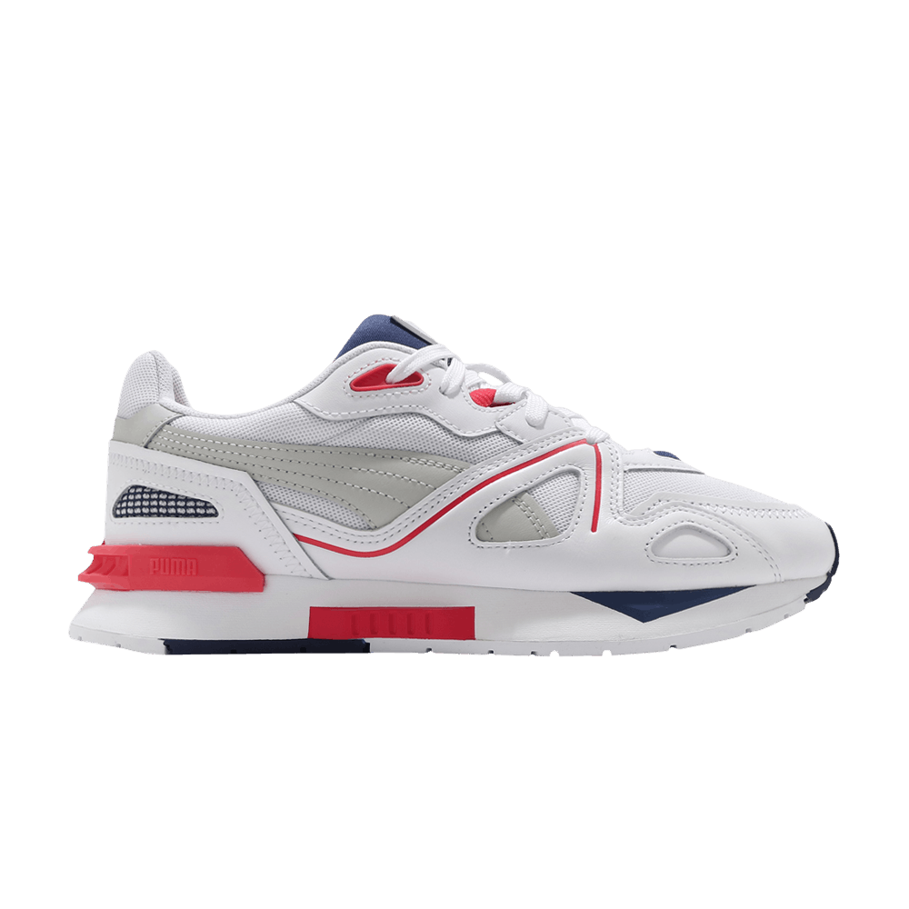 Pre-owned Puma Mirage Mox Core 'white Poppy Red'