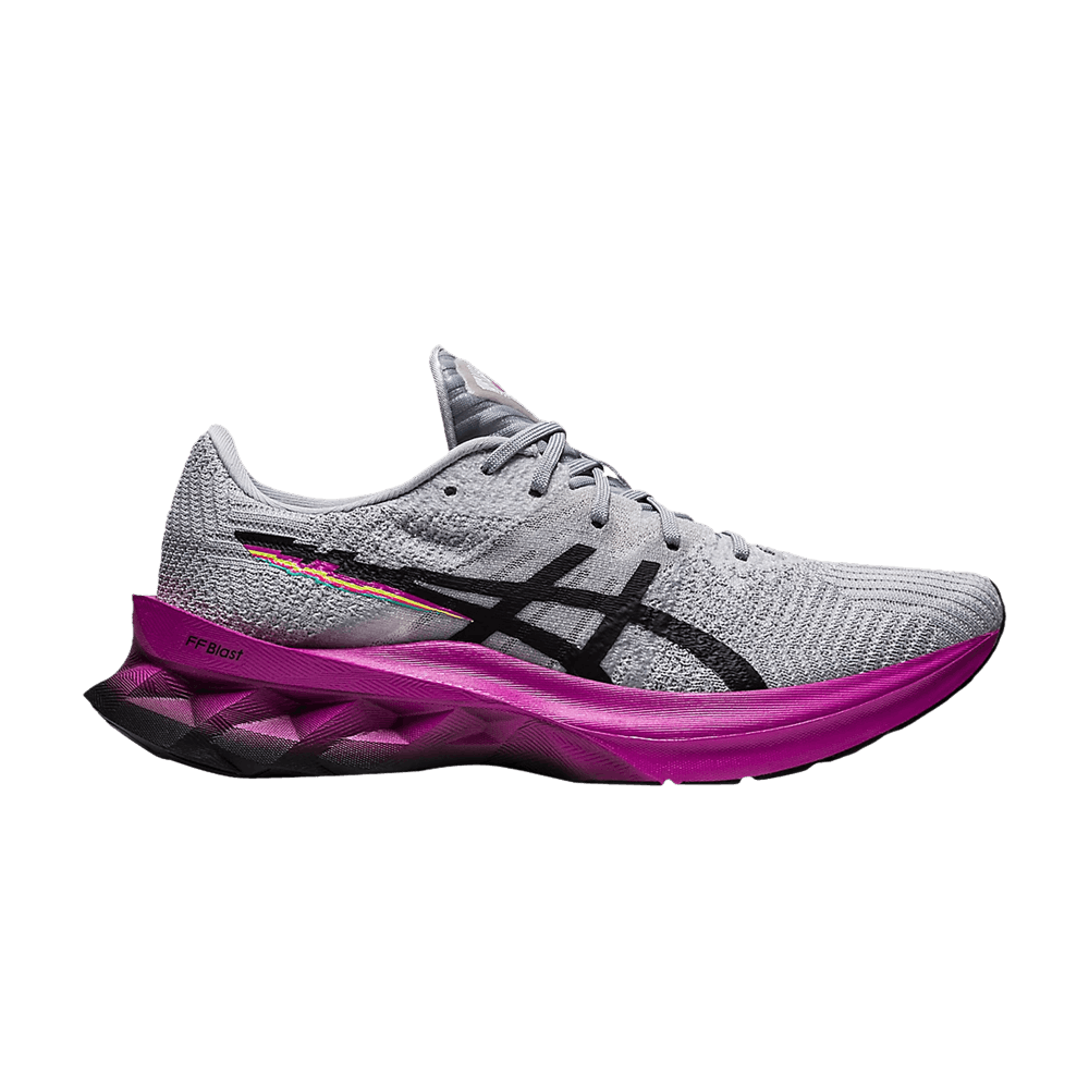Pre-owned Asics Wmns Novablast 'pixel Noise - Piedmont Grey'