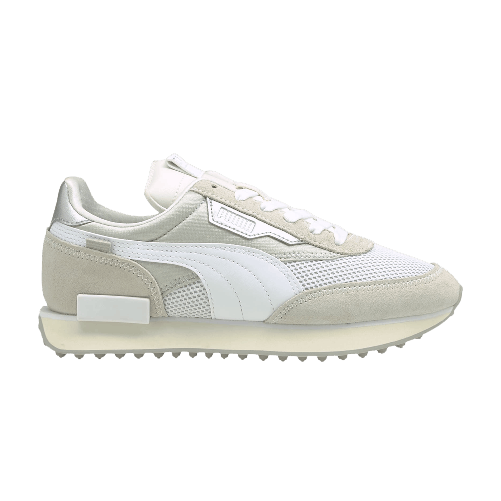 Pre-owned Puma Wmns Future Rider 'chrome Vaporous Grey'