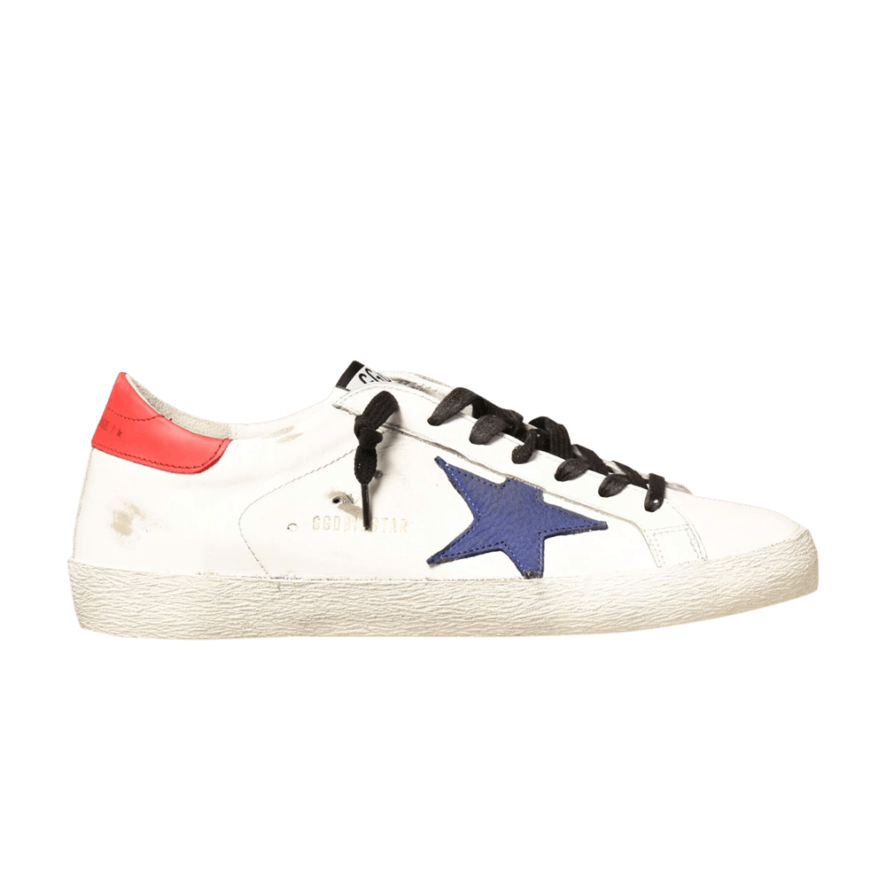 Golden Goose Superstar 'White Bluette Red'