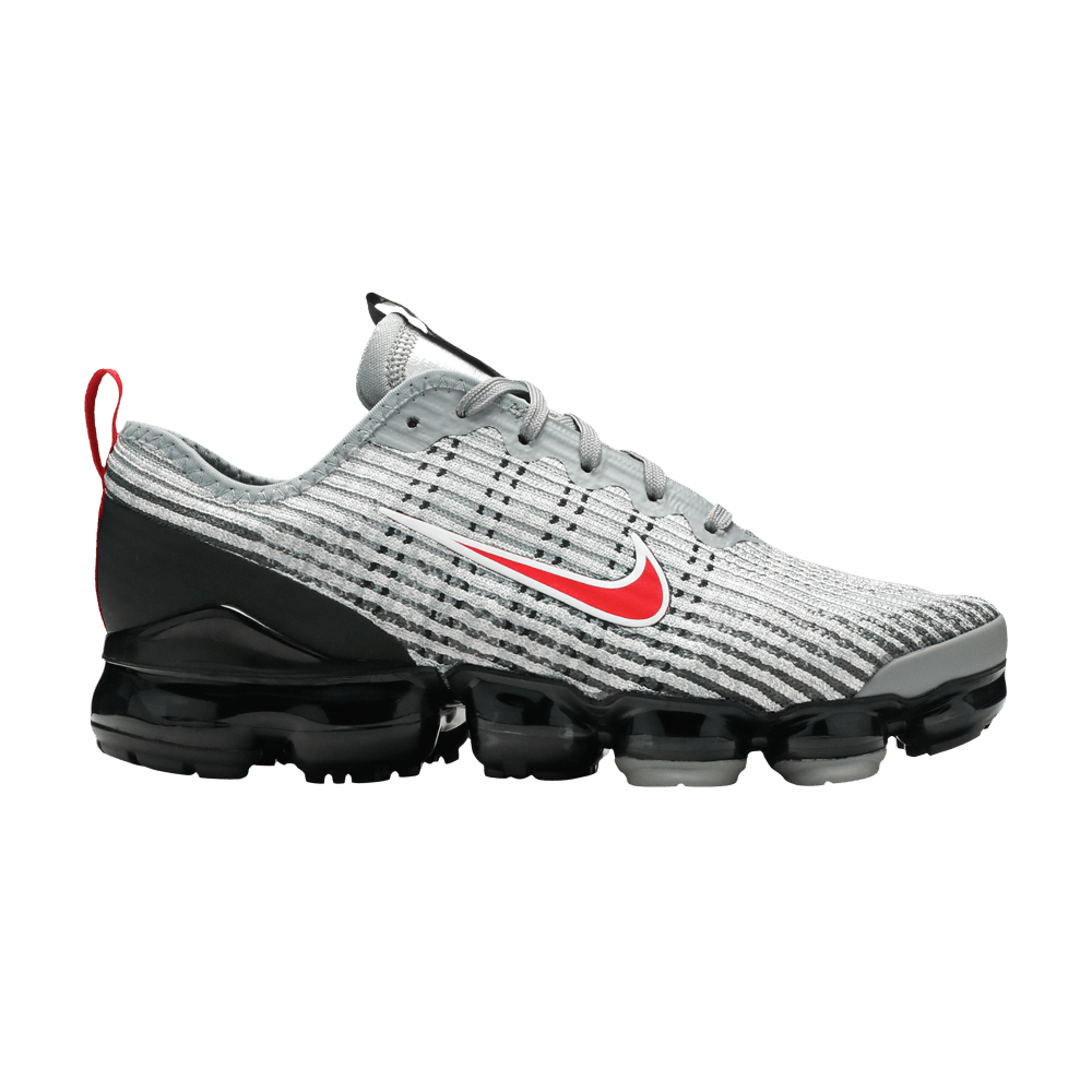 Nike Air VaporMax Flyknit 3 GS 'Particle Grey University Red' - BQ5238-006