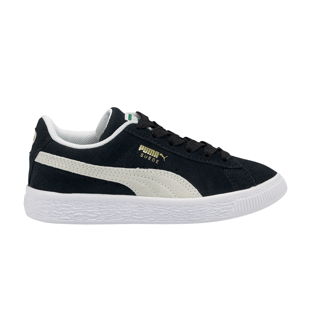 Pre-owned Puma Suede Classic 21 Jr 'black White'