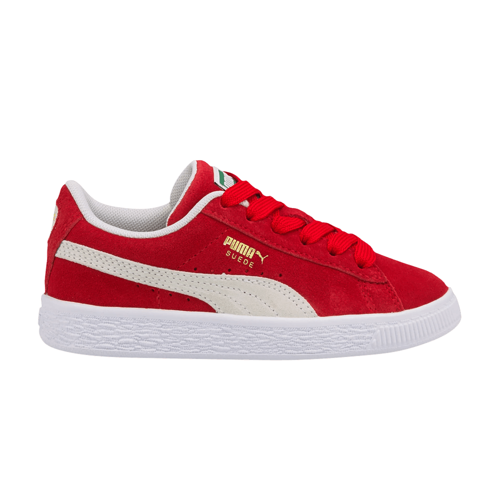 Pre-owned Puma Suede Classic 21 Jr 'high Risk Red'