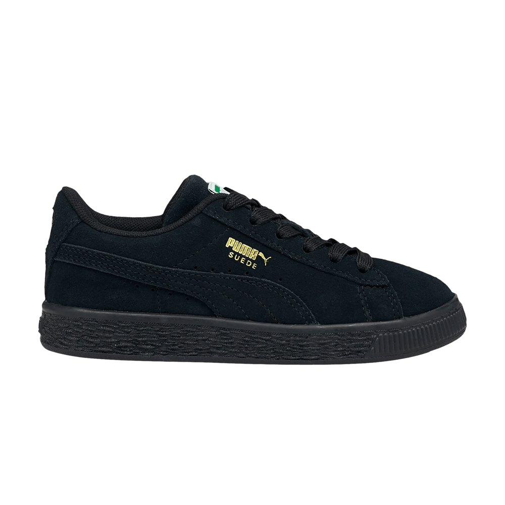Pre-owned Puma Suede Classic 21 Jr 'black'