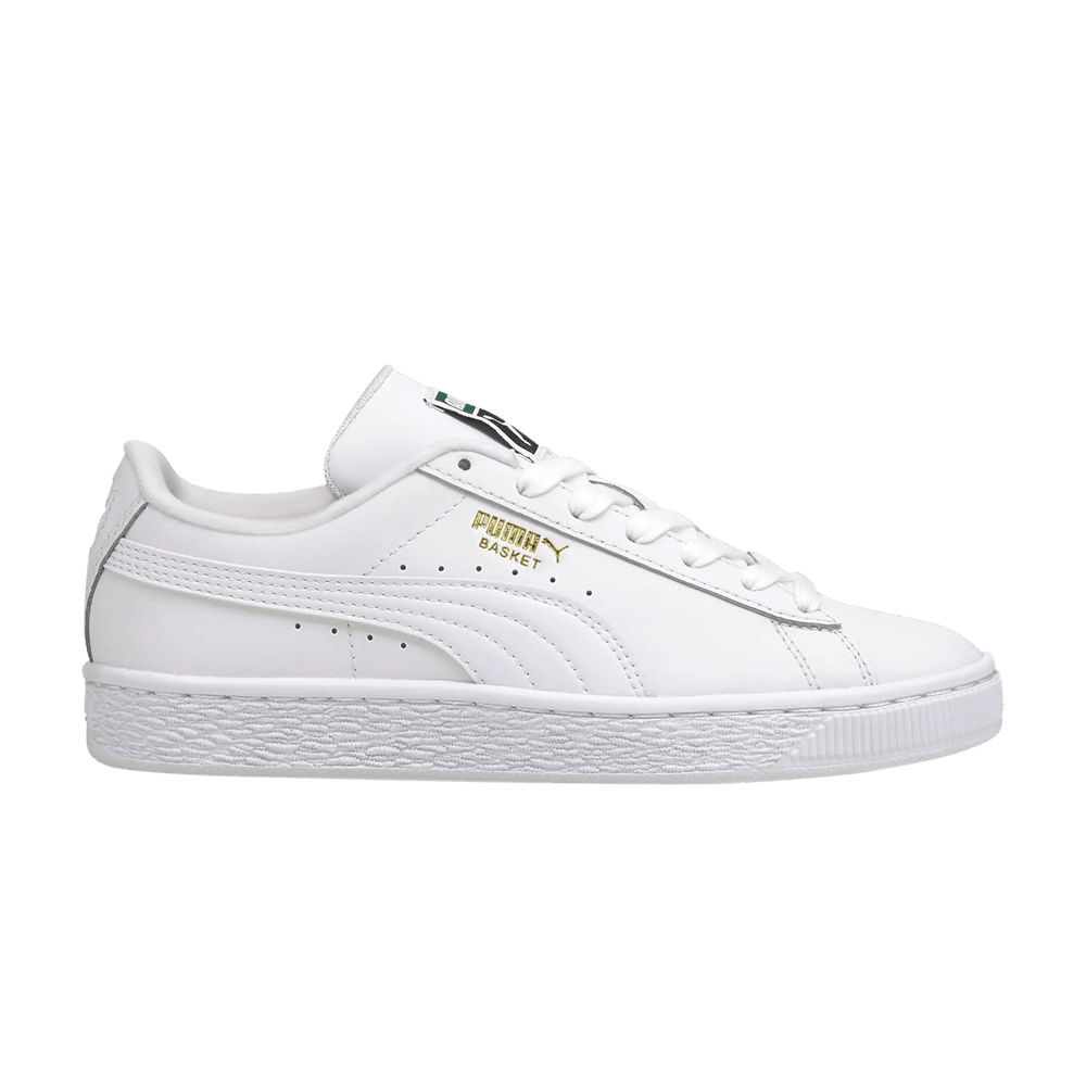 Pre-owned Puma Basket Classic 21 Jr 'triple White'