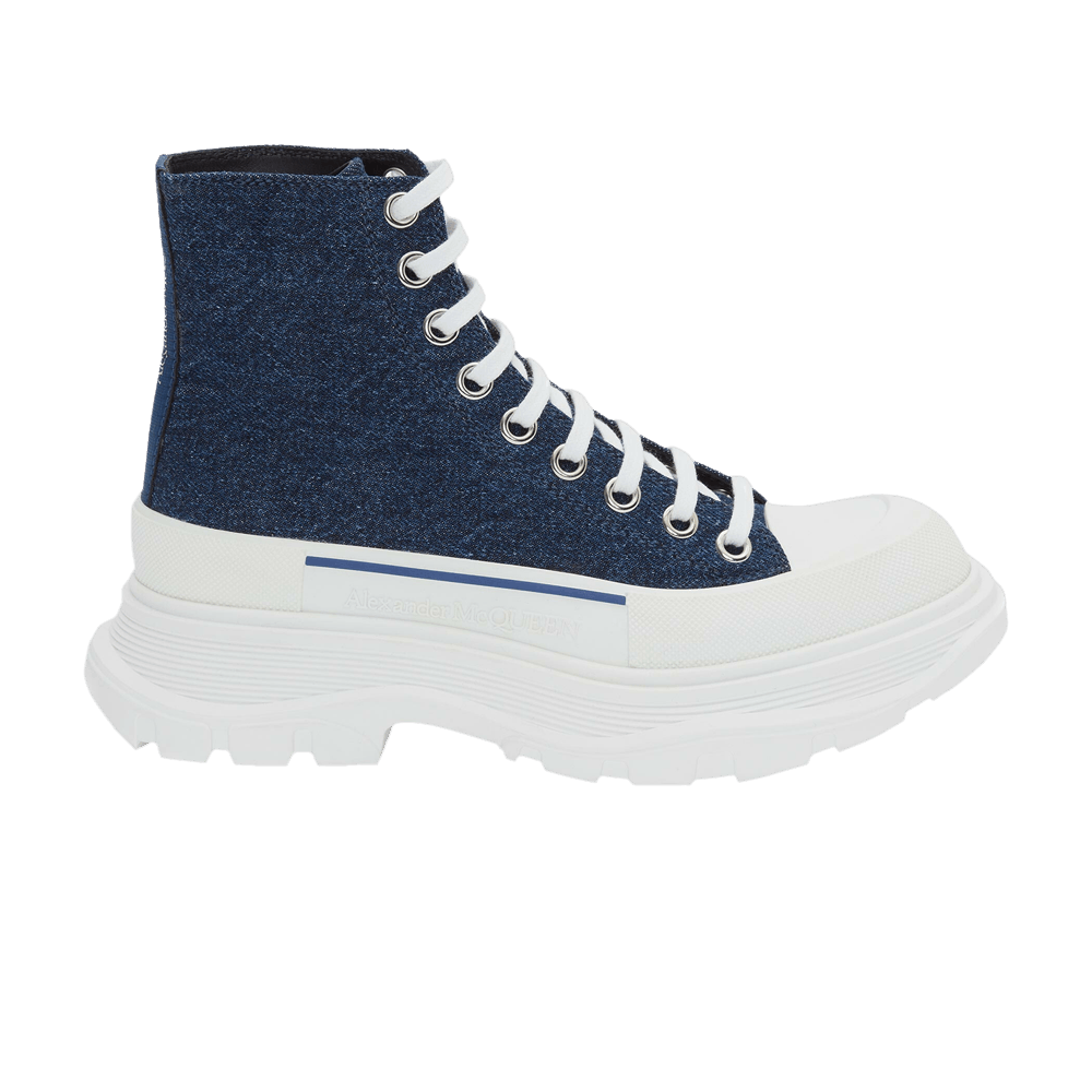Alexander McQueen Tread Slick Boots 'Indigo'