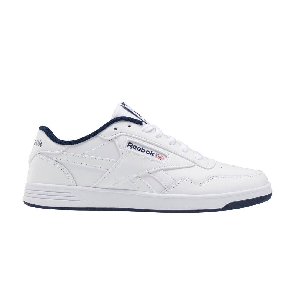 Click to view more detailed imagery on our partner's website Pre-owned Reebok Club Memt 'white Collegiate Navy'