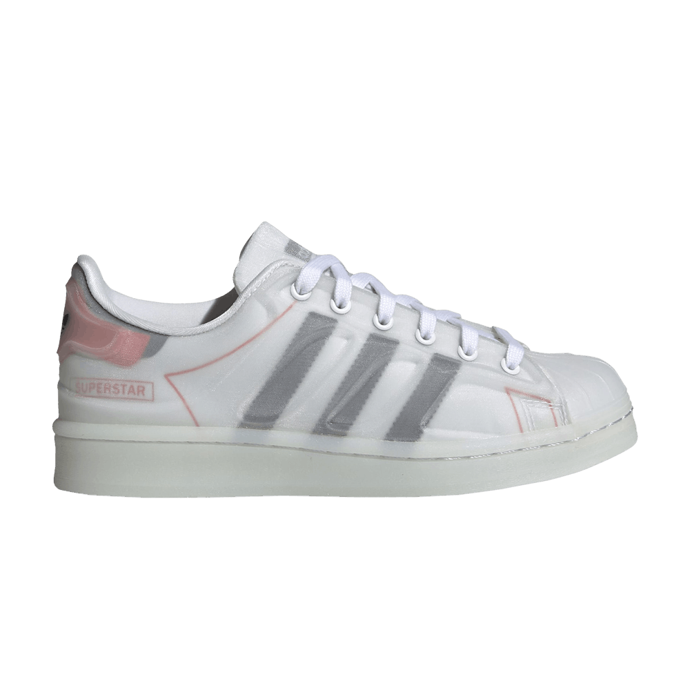 Adidas Superstar Futureshell J 'White Semi Solar Red'