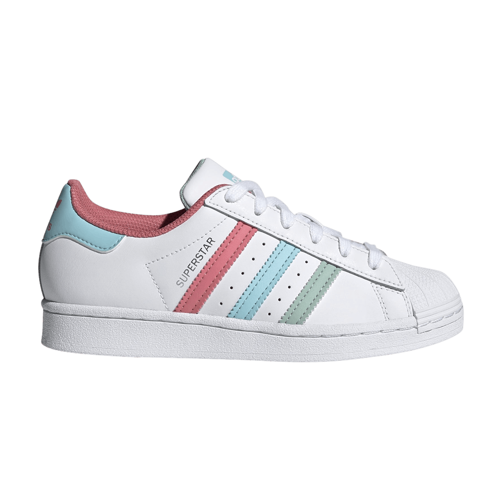 Adidas Superstar J 'White Hazy Rose Sky'