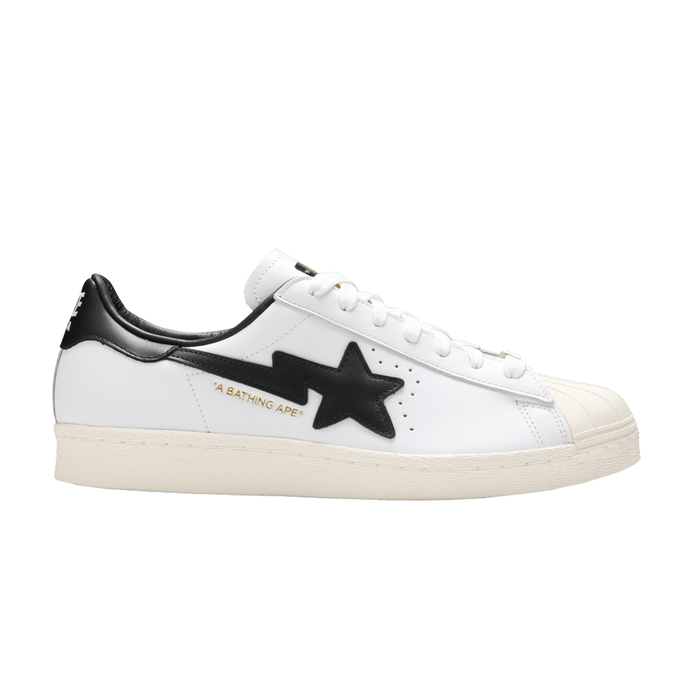adidas Superstar 80s Bape White Black