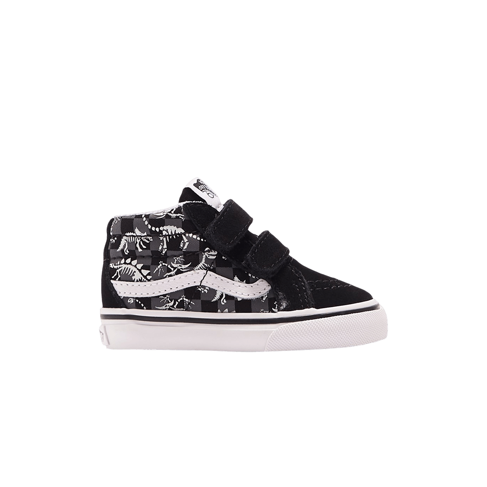 Vans Sk8-Mid Reissue V Toddler 'Dino Skeleton'