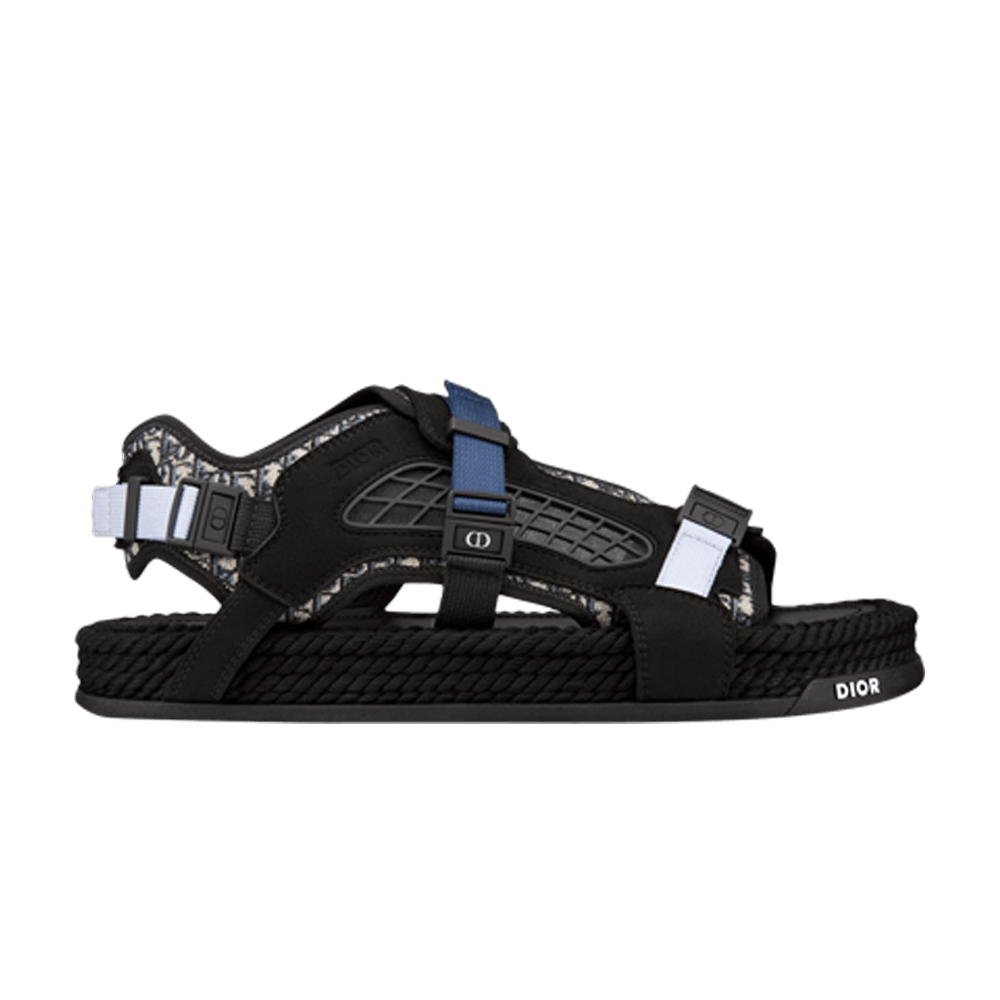 Dior Atlas Sandal 'Dior Oblique - Black'