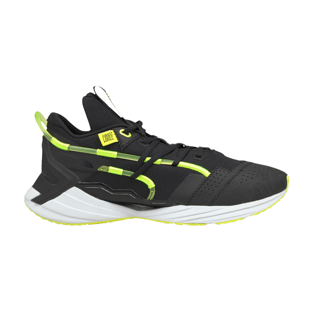 Pre-owned Puma First Mile X Ultra Triller 'black Soft Fluo Yellow'