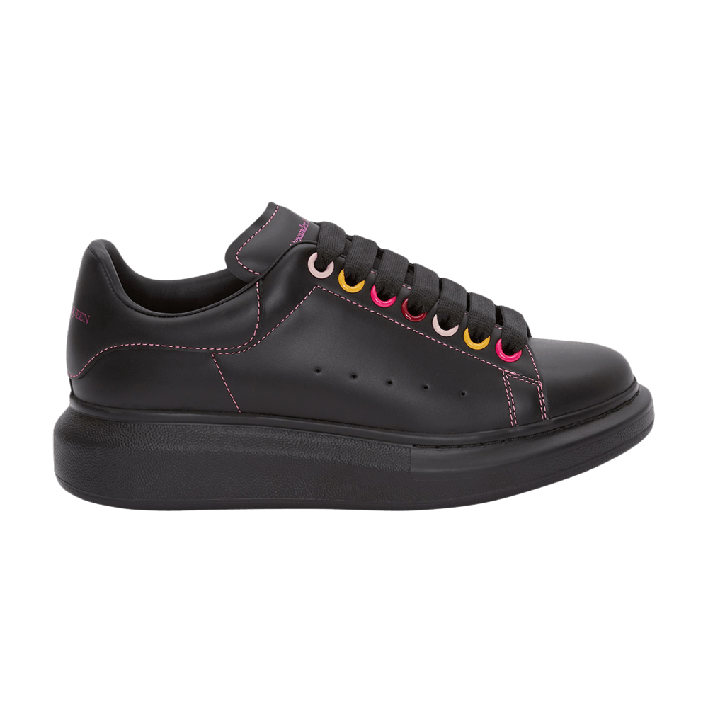 Alexander McQueen Wmns Oversized Sneaker 'Black Rainbow'