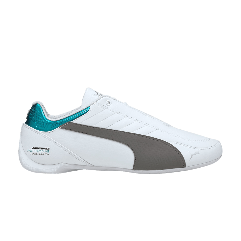 Pre-owned Puma Mercedes-amg Petronas Motorsport X Future Kart Cat 'white Smoked Pearl'