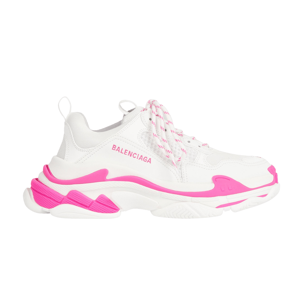 Balenciaga Wmns Triple S Sneaker 'White Fluo Pink'