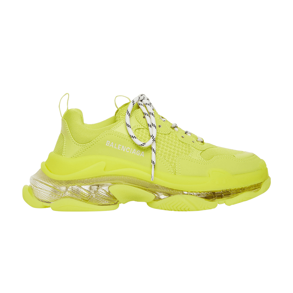 Balenciaga Wmns Triple S Sneaker 'Clear Sole - Fluo Yellow'
