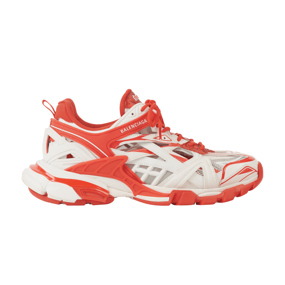 Balenciaga Track.2 Open Sneaker 'White Red'