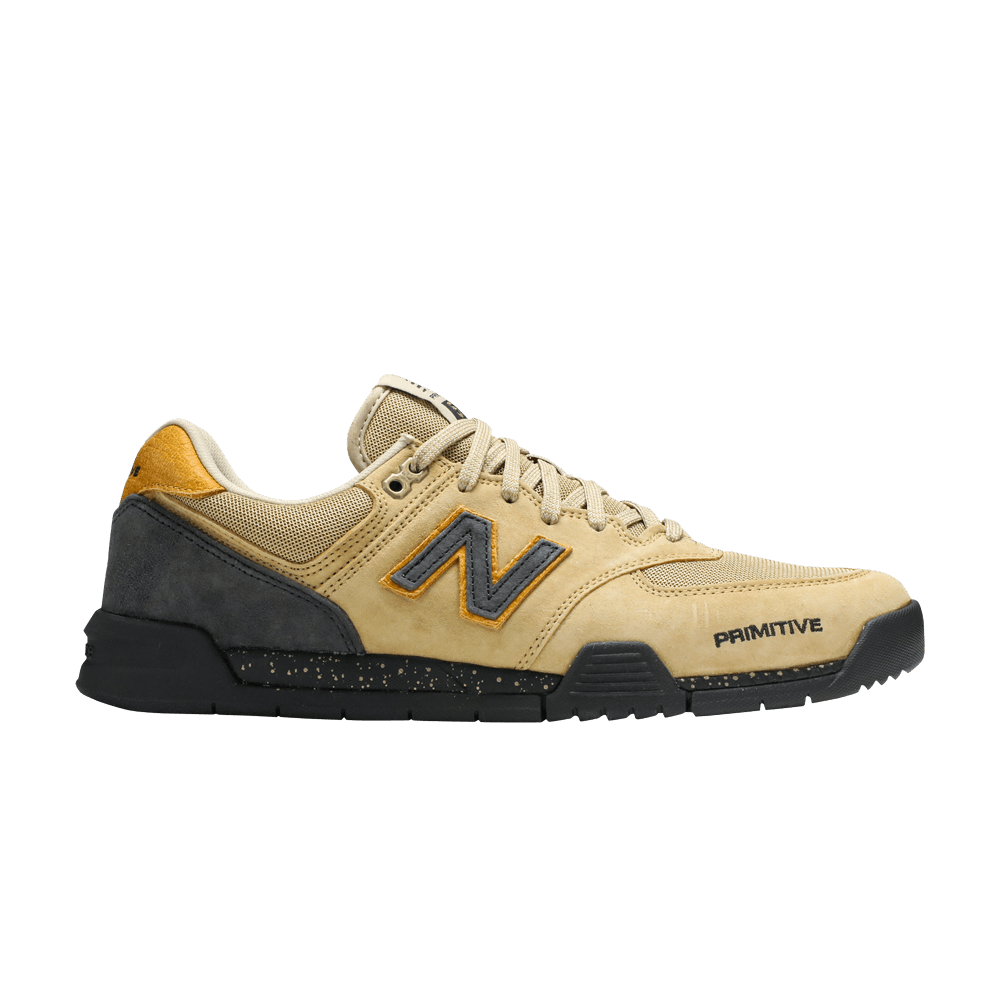 Pre-owned New Balance Primitive X All Coasts 574 'sand Black' In Brown
