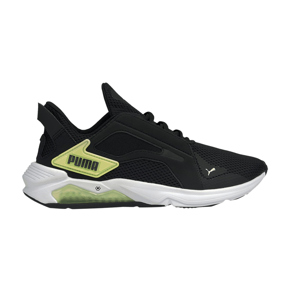 PUMA WMNS LQDCELL METHOD 'BLACK SOFT FLUO YELLOW'