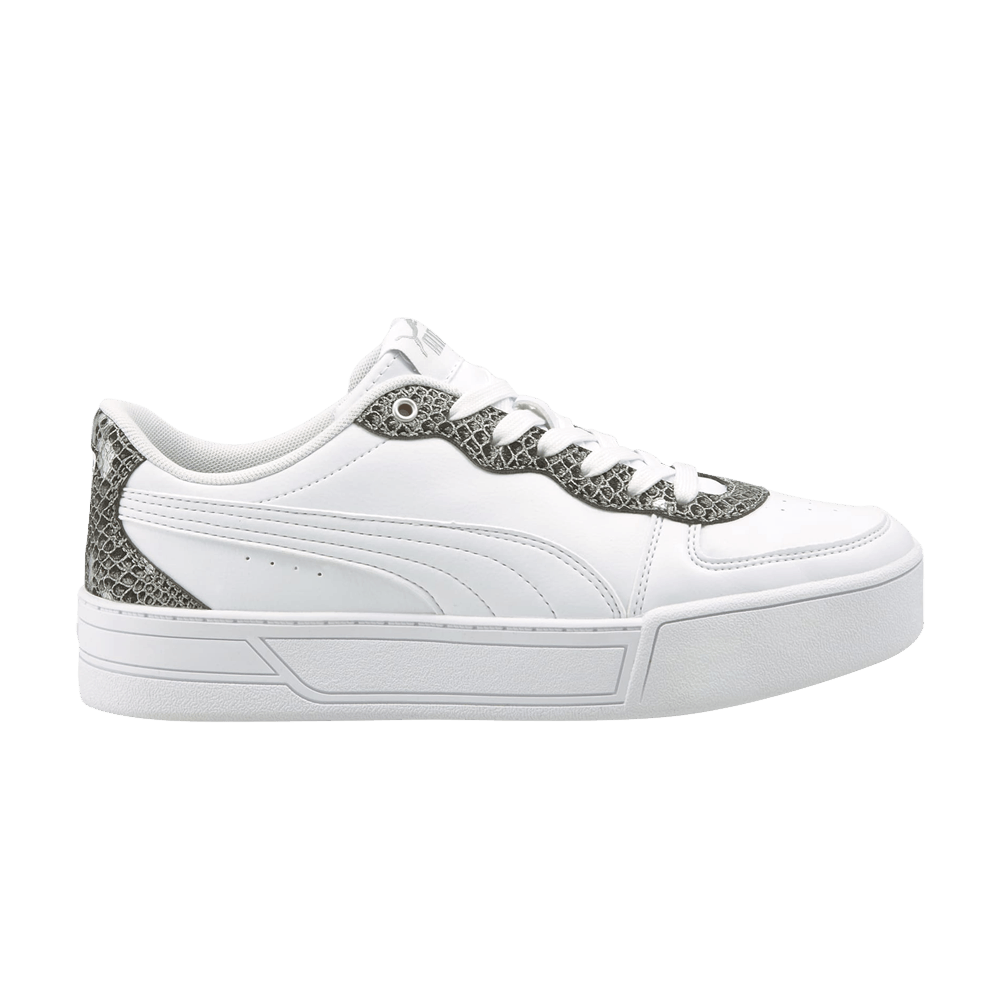 Pre-owned Puma Wmns Skye Untamed 'snakeskin - White'