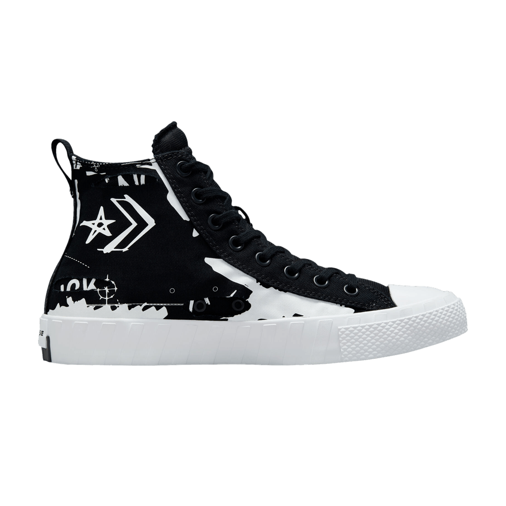 Converse UNT1TL3D Hi Script Print Black
