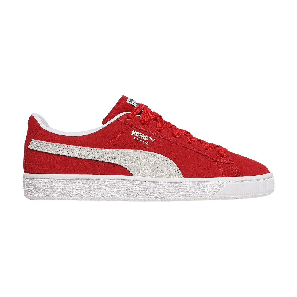 Pre-owned Puma Suede Classic 21 Jr 'high Risk Red'