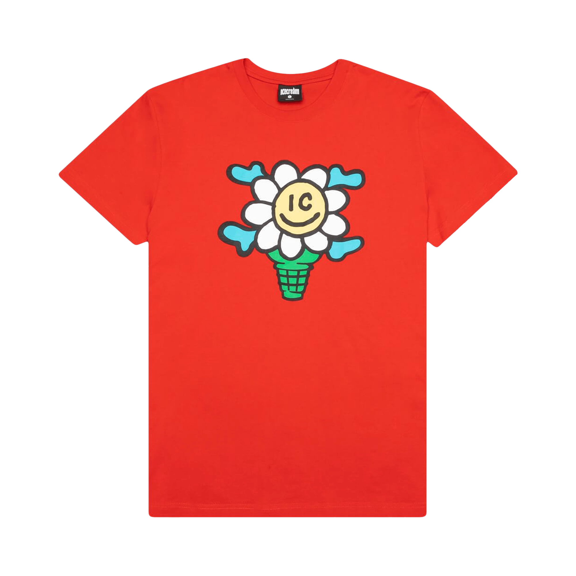 ICECREAM ICECREAM DOTTY SHORT-SLEEVE TEE 'RED'